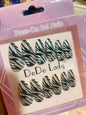Fake nails 12 pieces with plastic glue