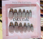 Fake nails 12 pieces with plastic glue