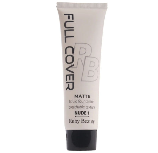 Ruby beauty full cover Matte foundation Nude 1