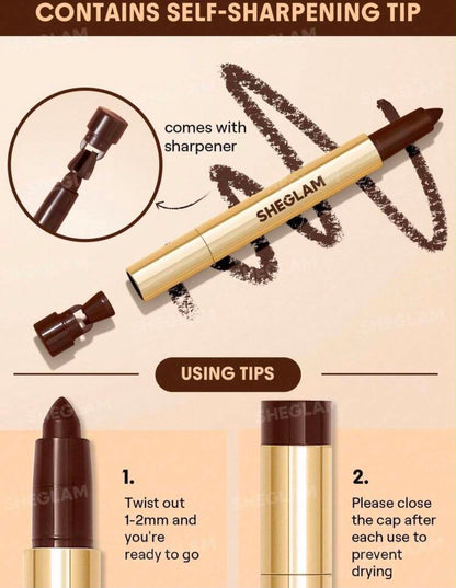 SHEGLAM_ BOLD MOVES KOHL CREAM EYLINER PENCIL BOLD MOVES CRAYON KOHL CRÉMEUX