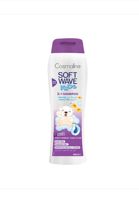 Cosmaline Soft Wave Kids 2 in 1 Shampoo – Sweet Bubbles