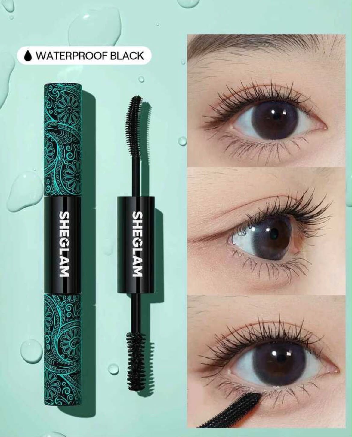 SHEGLAM All-In-One Volume & Length Mascara - BLACK WATERPROOF