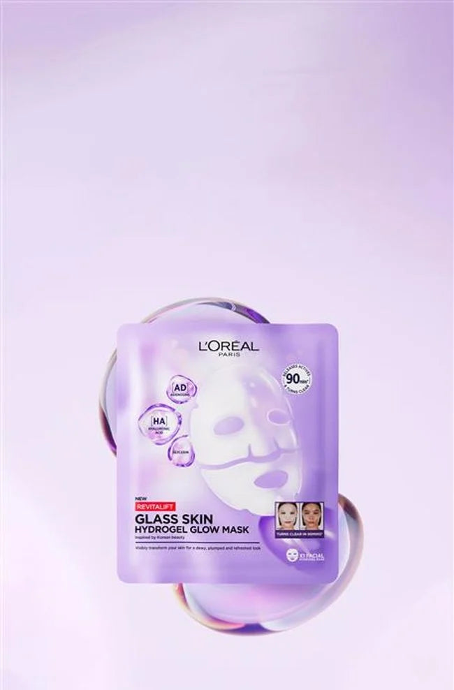 L'oreal REVITALIFT GLASS SKIN HYDROGEL GLOW MASK