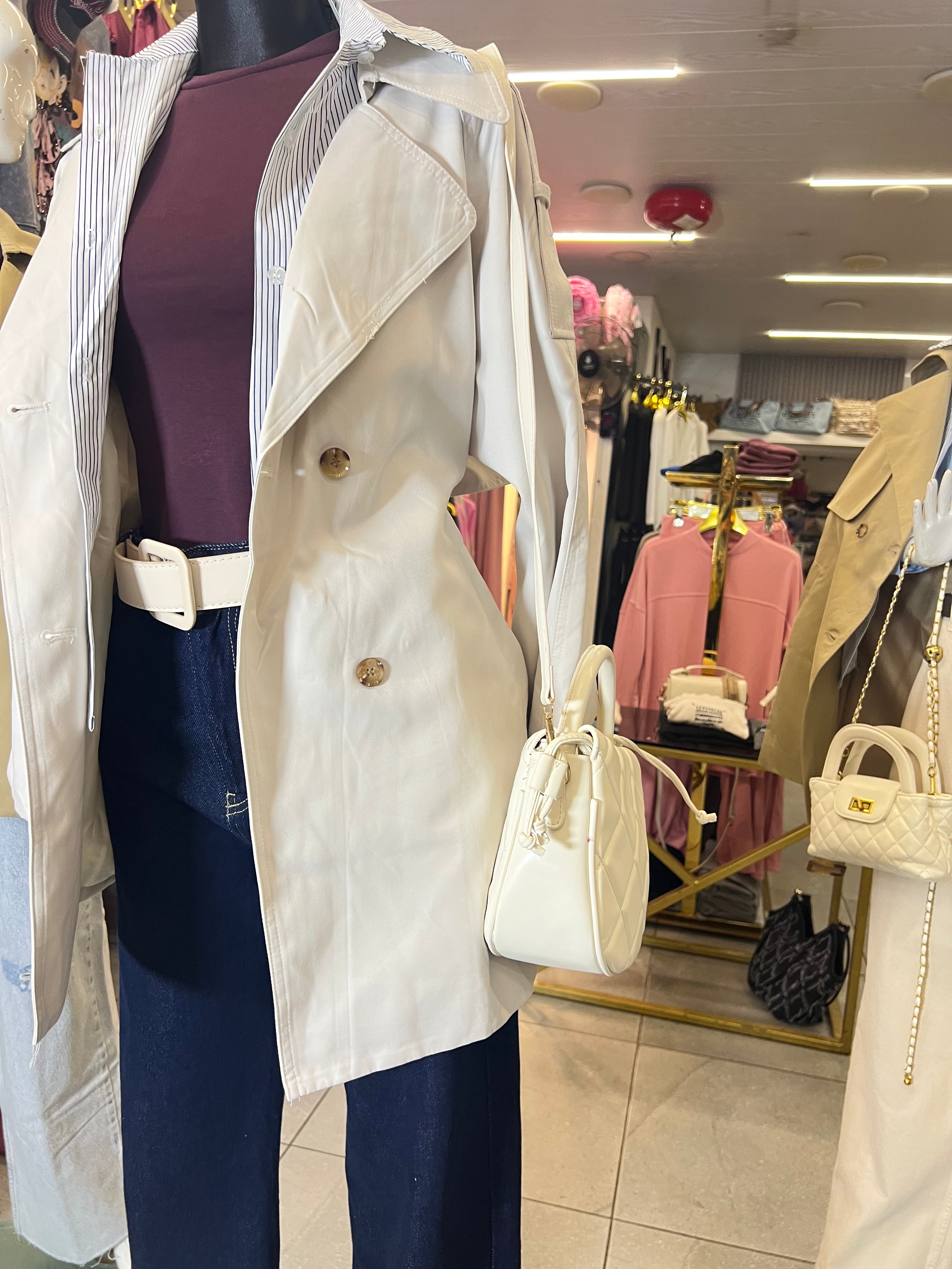 New mini trench coat