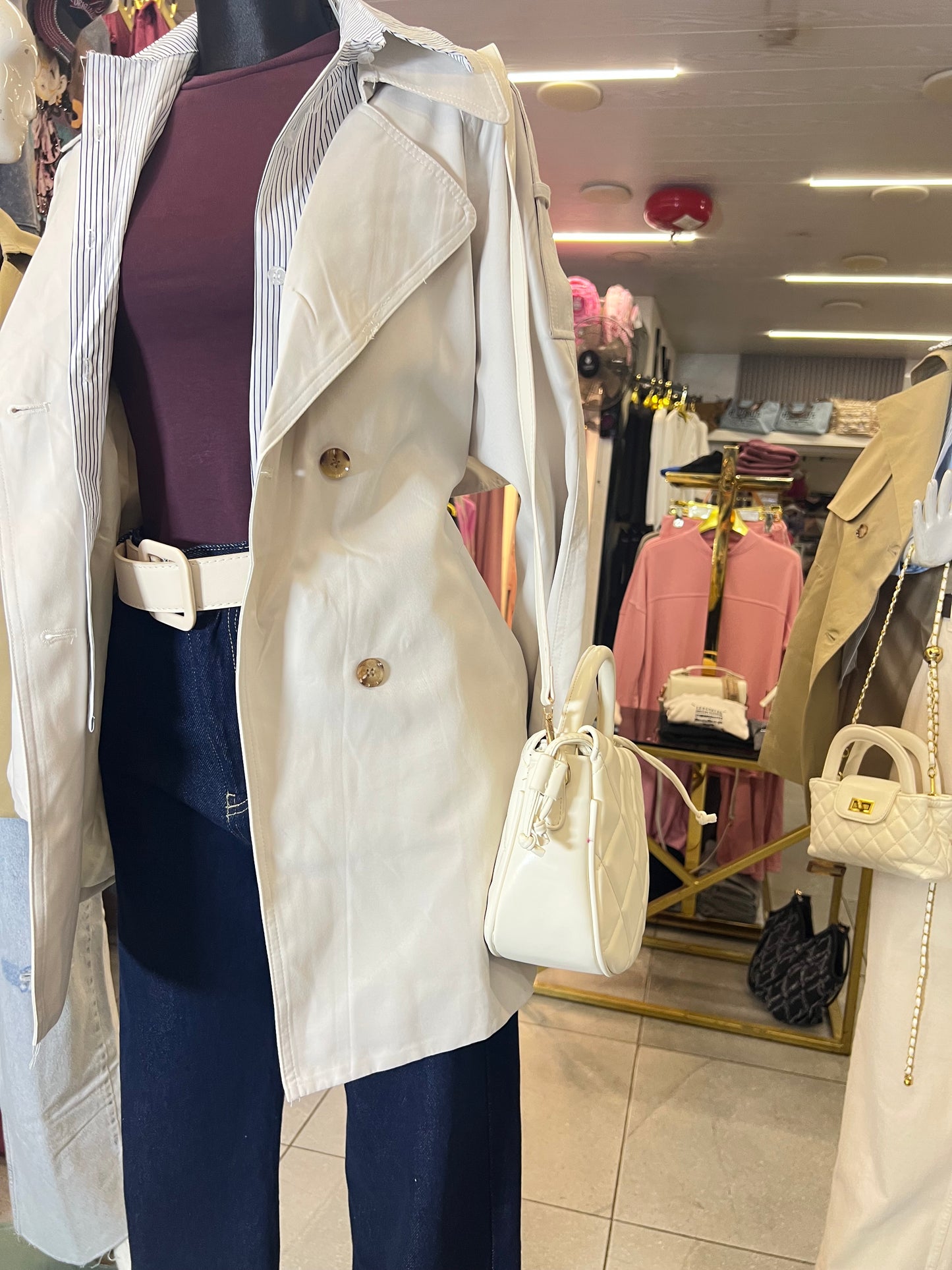New mini trench coat