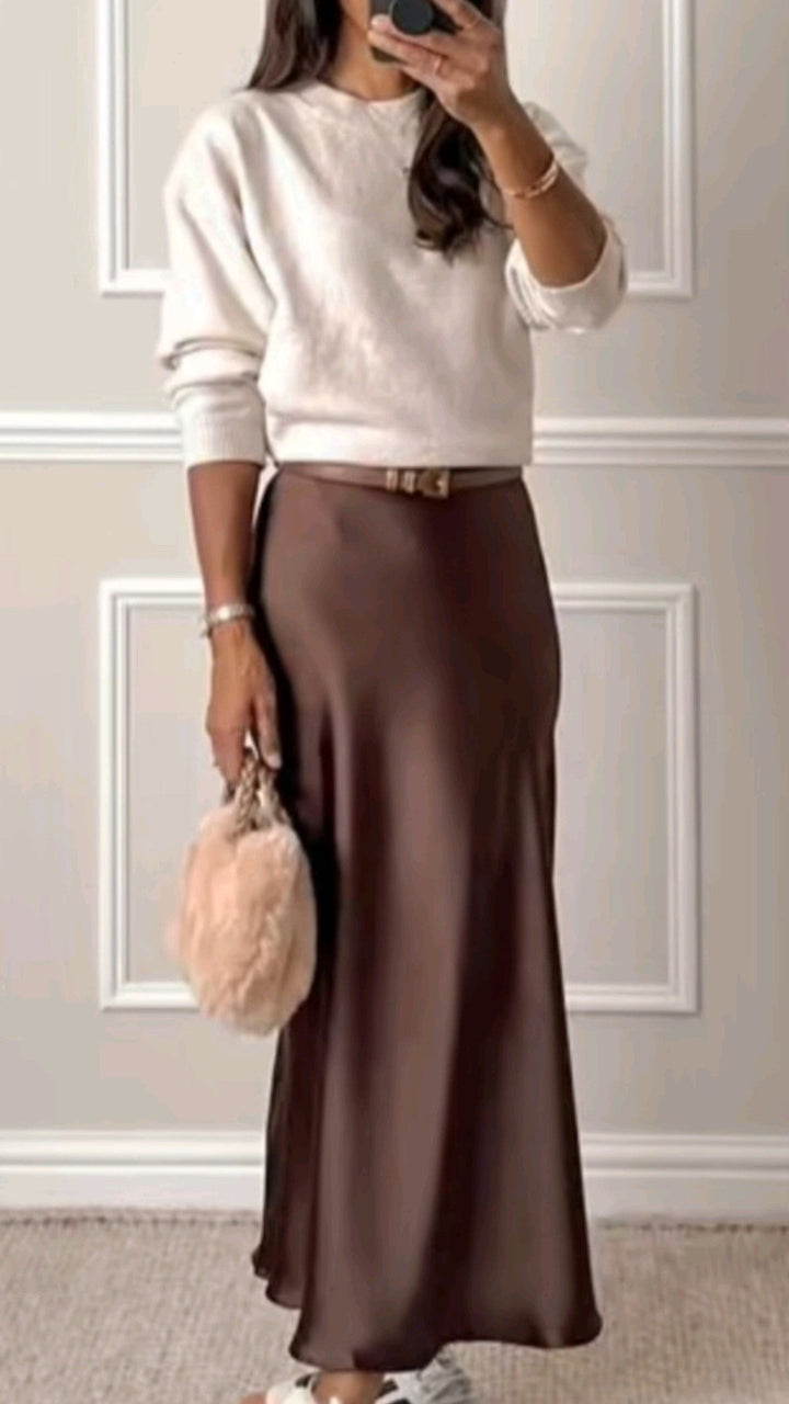 Skirt trend 2025/2026 satin