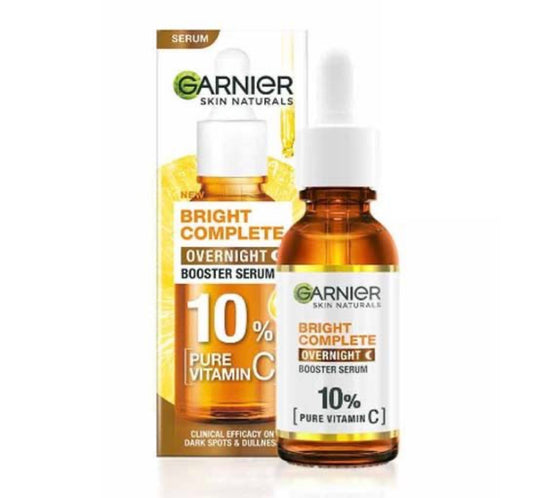 Garnier Bright Complete Overnight Booster Serum – 10% Pure Vitamin C