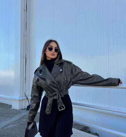 Leather jacket