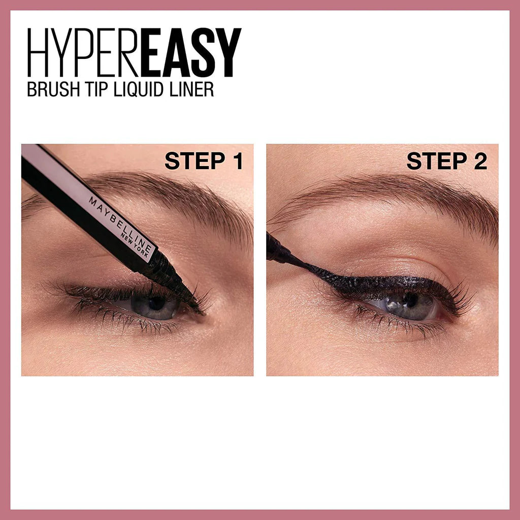 MAYBELLINE, NEW YORK EYESTUDIO HYPER EASY LIQUID EYELINER BLACK
