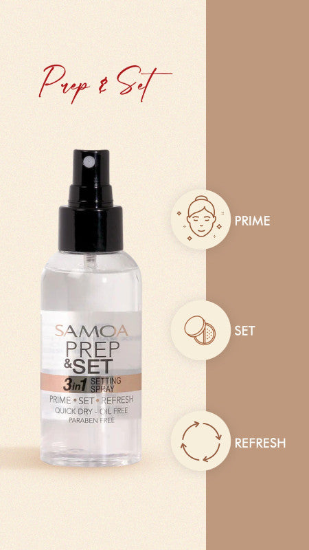 Samoa Prep & Set - Priming and Setting Spray 100ml