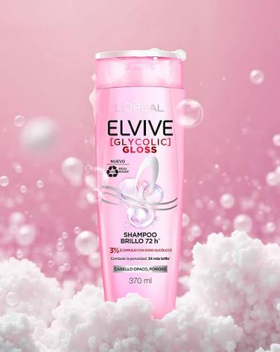 elvive glycolic gloss extra gloss shampoo 400ml