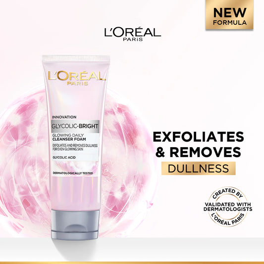 glycolic-bright glowing foam cleanser 100ml