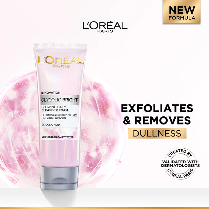 glycolic-bright glowing foam cleanser 100ml