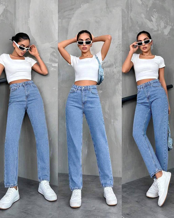 👍momfit   JEANS👍
92% cotton
8% LYCRa