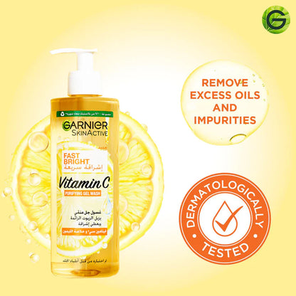 Fast bright purifying gel wash 400ml
