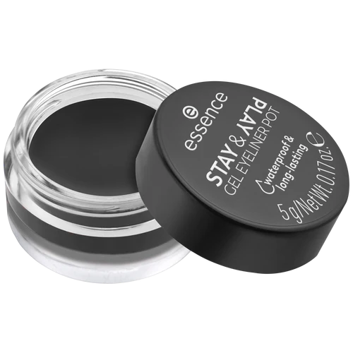 Stay & play Gel eyeliner Pot black