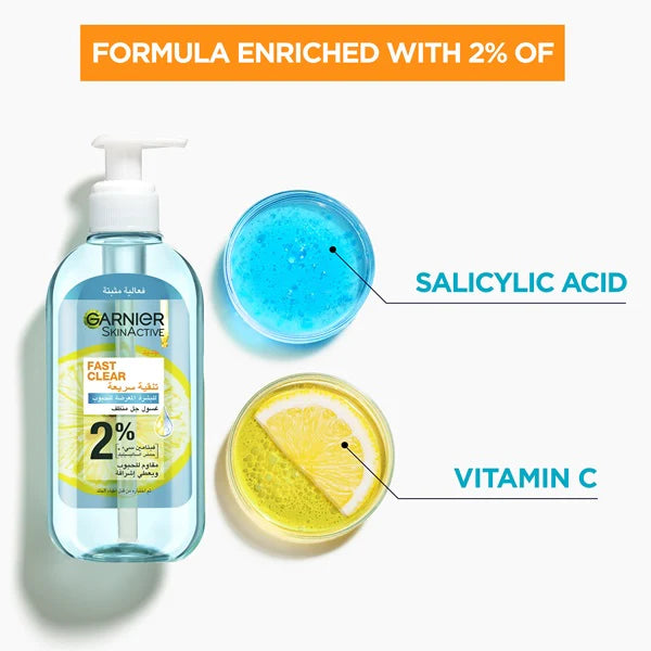 Garnier skin active fast clear gel