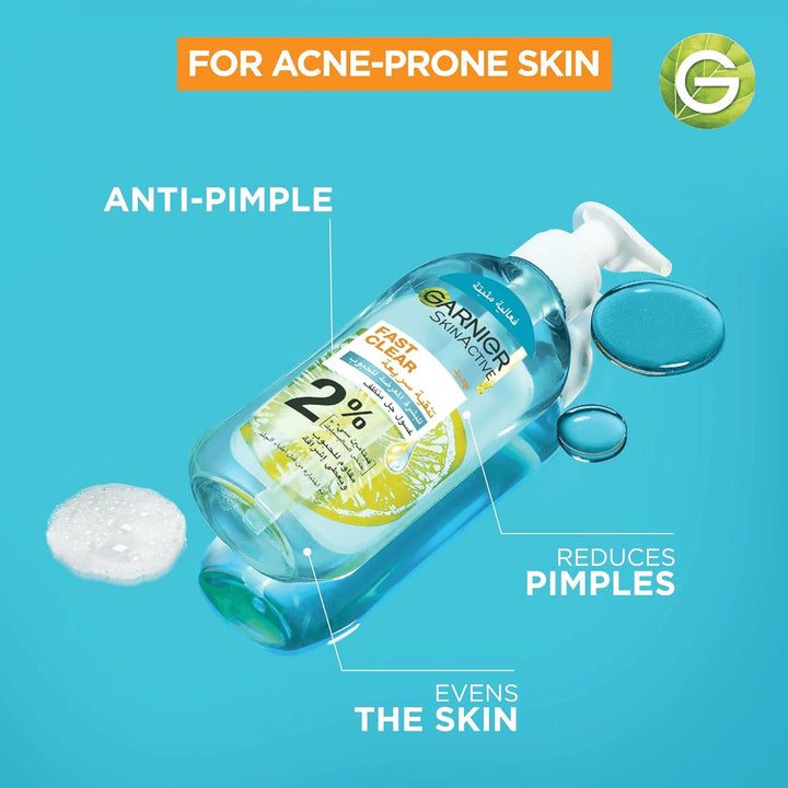 Garnier skin active fast clear gel