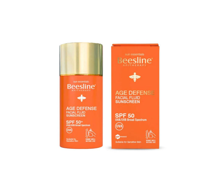 Beesline age defense facial fluid sunscreen