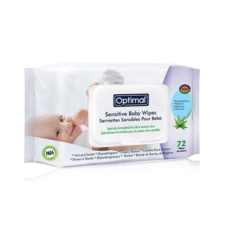 optimal sensitive baby wipes lingettes sensibles pour bébé