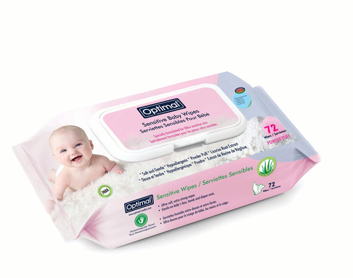 Optimal sensitive baby wipes lingettes sensibles pour bebe