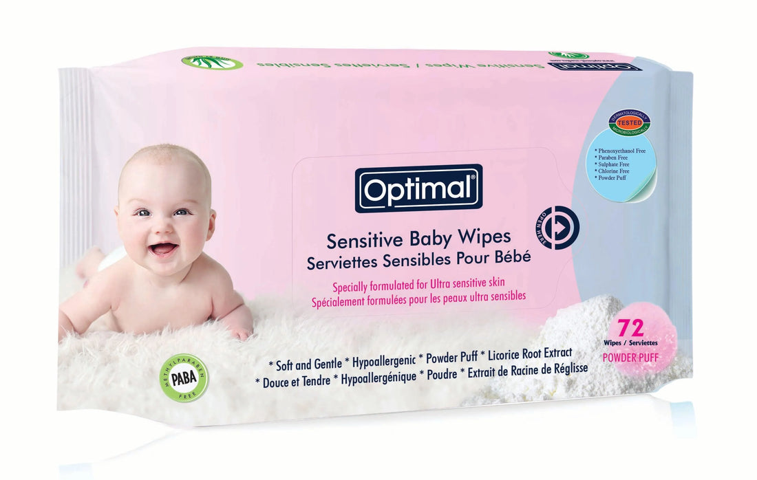 Optimal sensitive baby wipes lingettes sensibles pour bebe
