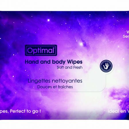 Optimal hand and body wipes soft and fresh