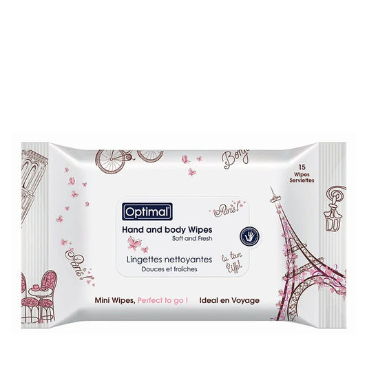 Optimal hand and body wipes soft and fresh
