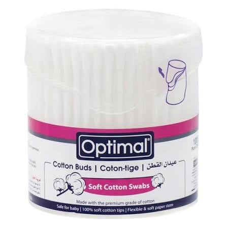 Optimal soft cotton swabs 200 pcs