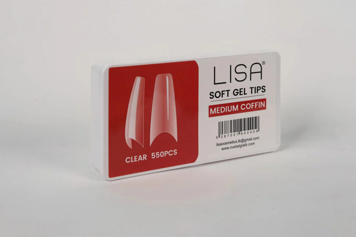 Lisa Soft Gel Half Tips 550 Pcs